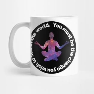 Inspirational Phrase - Mahatma Gandhi Mug